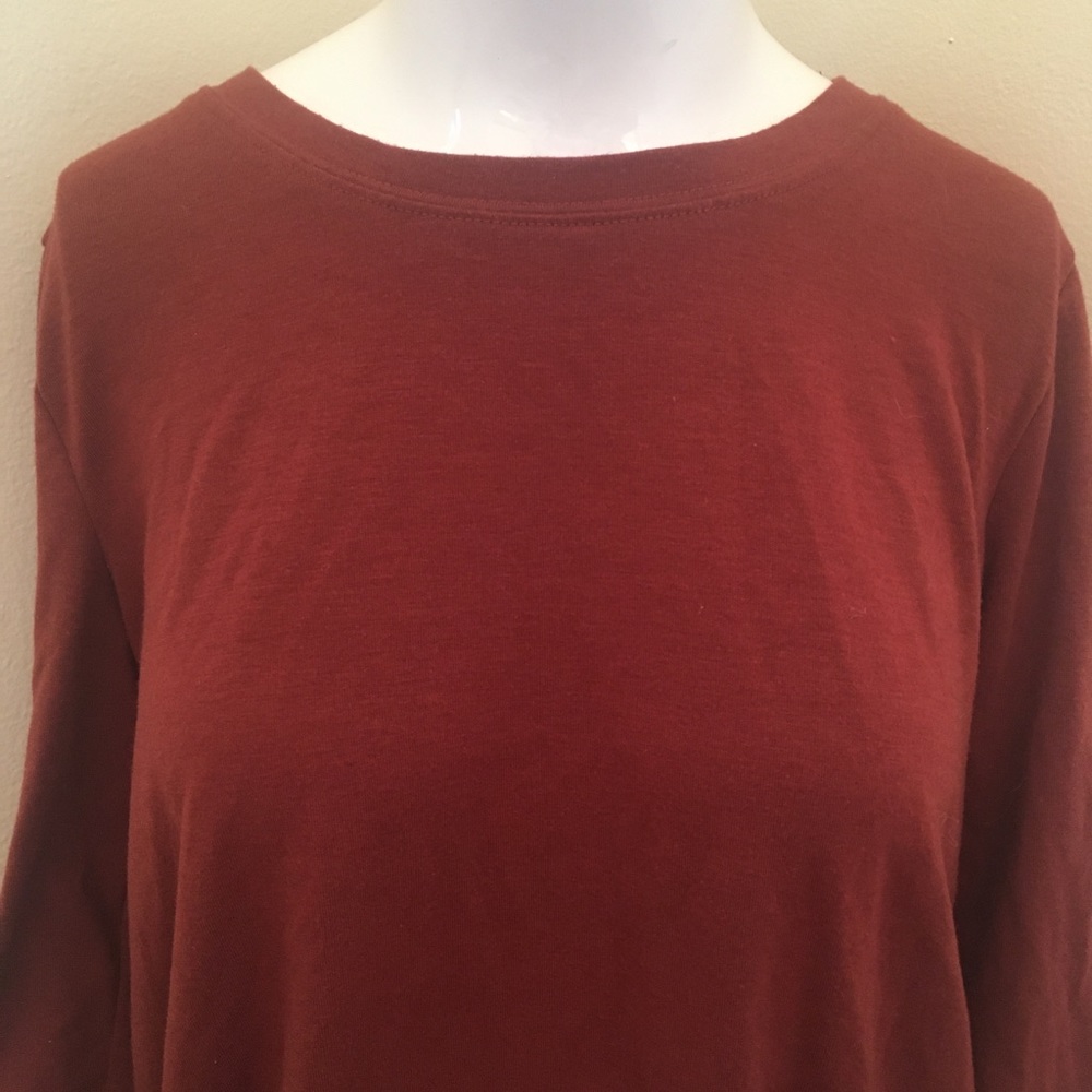 Red Zenana Premium 3/4 Sleeve Tee